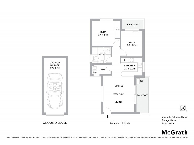 6/1 Orr Street, Gladesville NSW 2111 Floorplan