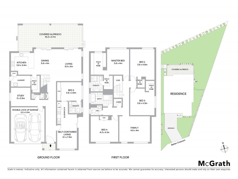 7 Batten Crescent, Ermington NSW 2115 Floorplan