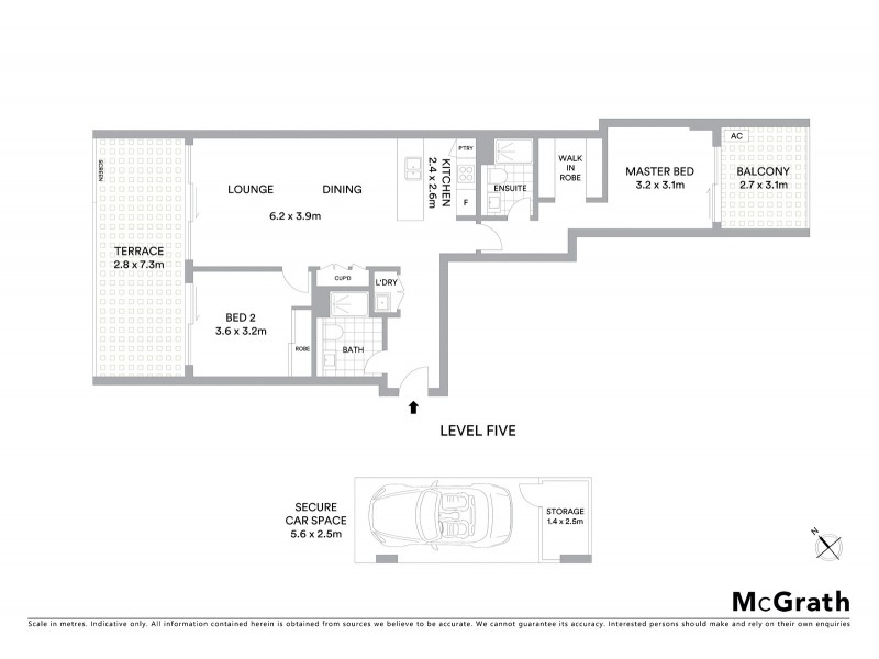 E507/41 Belmore Street, Ryde NSW 2112 Floorplan