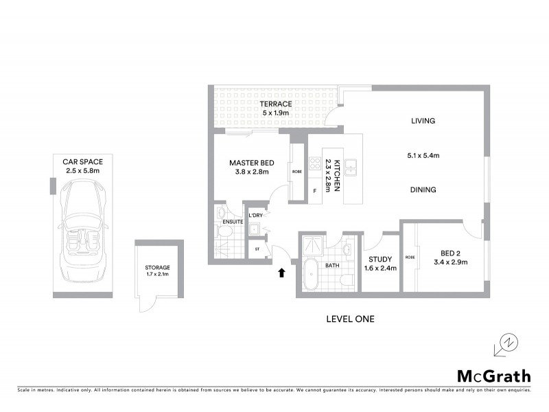 102/46 Gladstone Avenue, Ryde NSW 2112 Floorplan