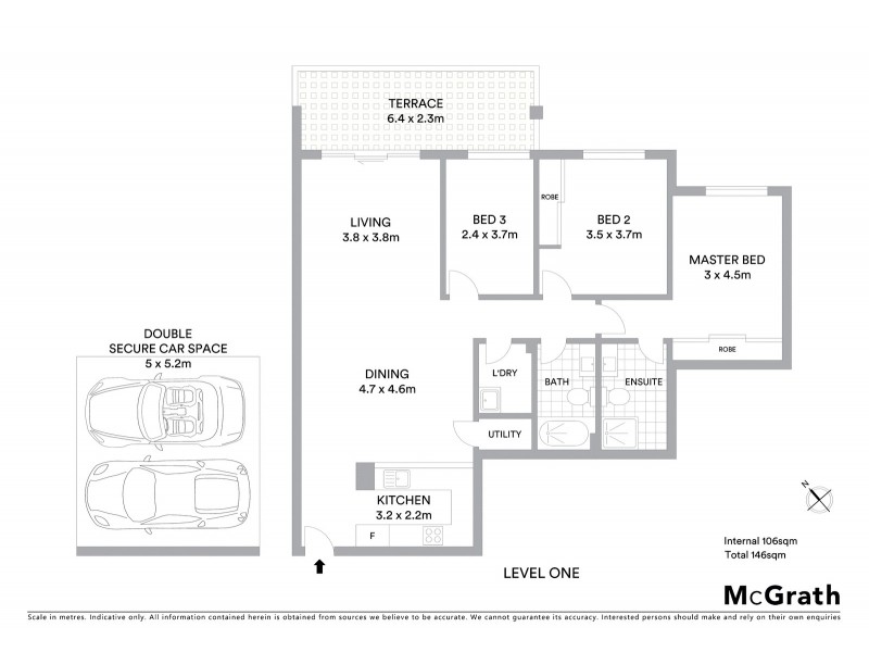 2313/20 Porter Street, Ryde NSW 2112 Floorplan