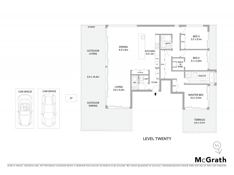2001/35 Oxford Street, Epping NSW 2121 Floorplan