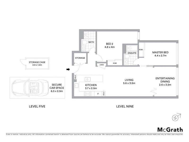 903/14 Burroway Road, Wentworth Point NSW 2127 Floorplan