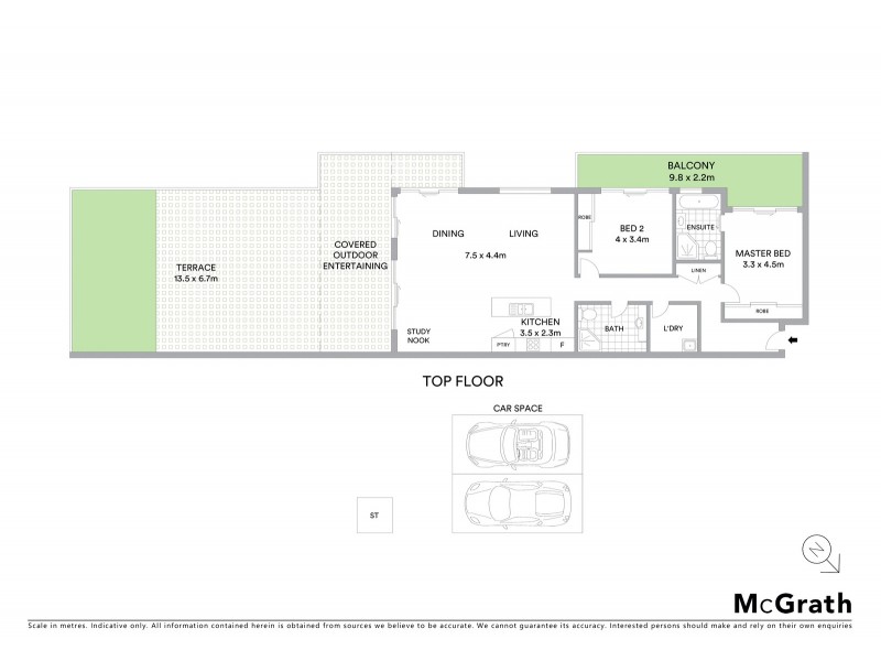 9/7 Cowell Street, Ryde NSW 2112 Floorplan