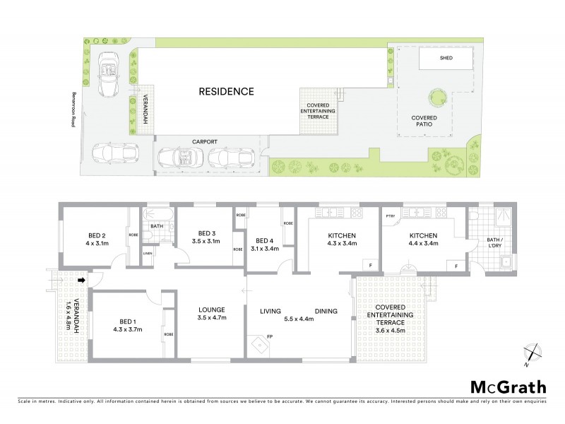 74 Benaroon Road, Lakemba NSW 2195 Floorplan
