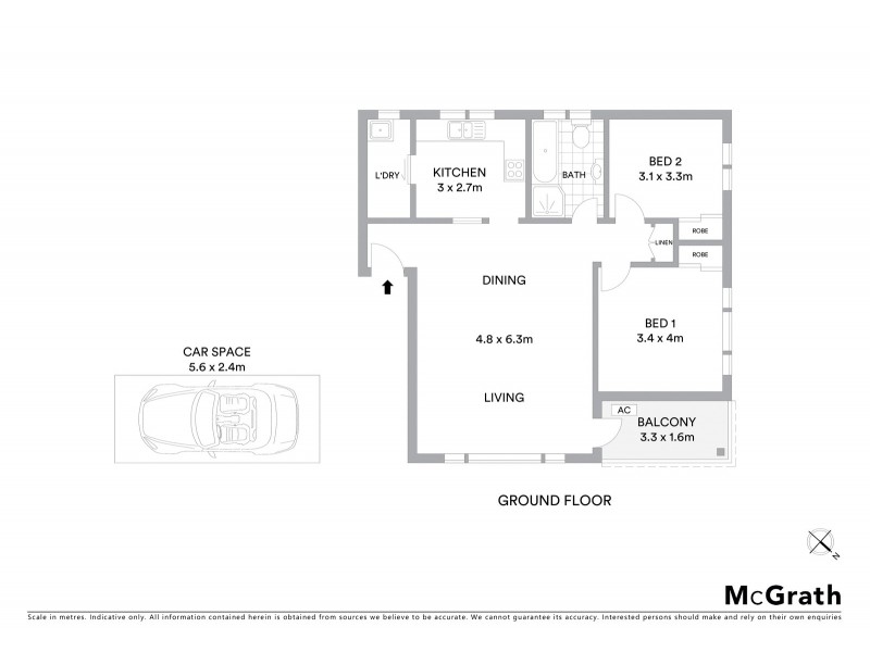 1/26 Yangoora Road, Belmore NSW 2192 Floorplan