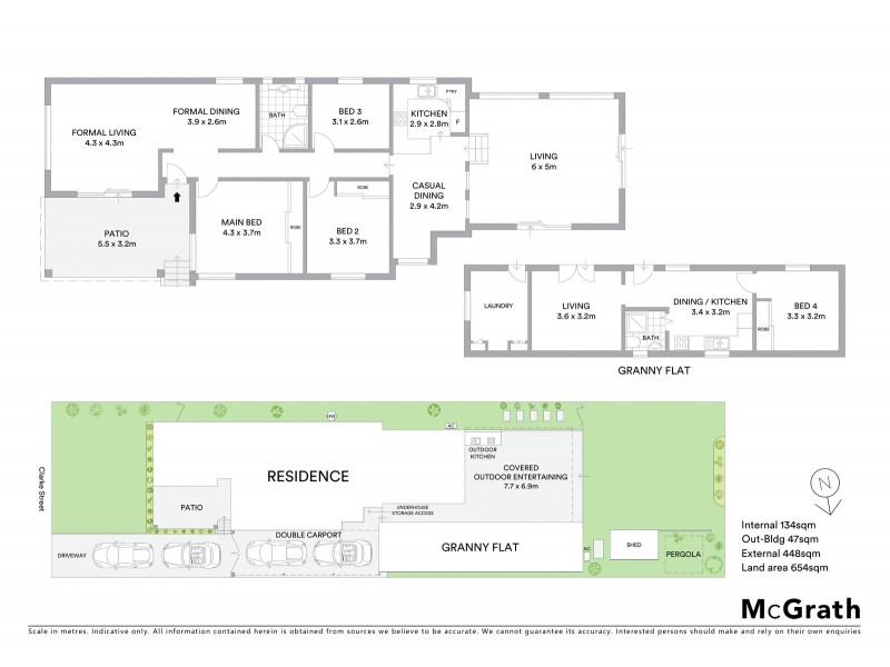 20 Clarke Street, Bass Hill NSW 2197 Floorplan
