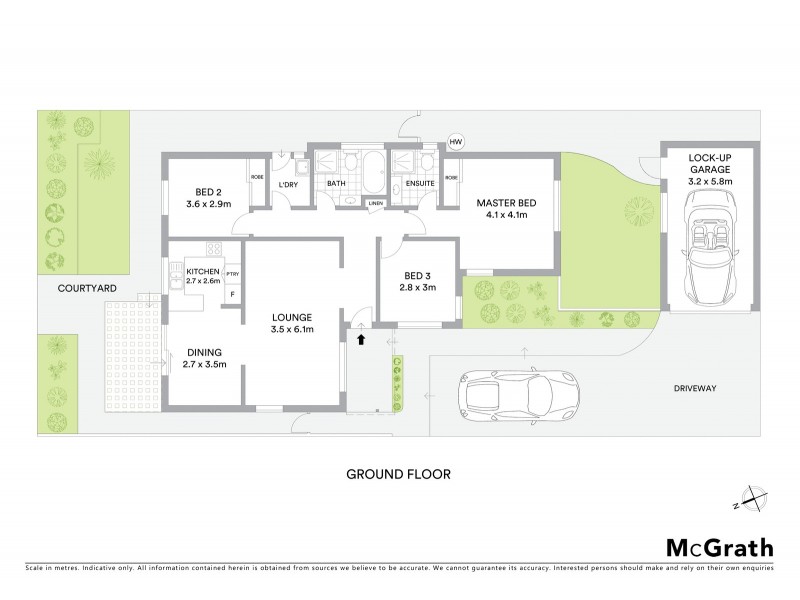 2/18 Glendale Avenue, Padstow NSW 2211 Floorplan