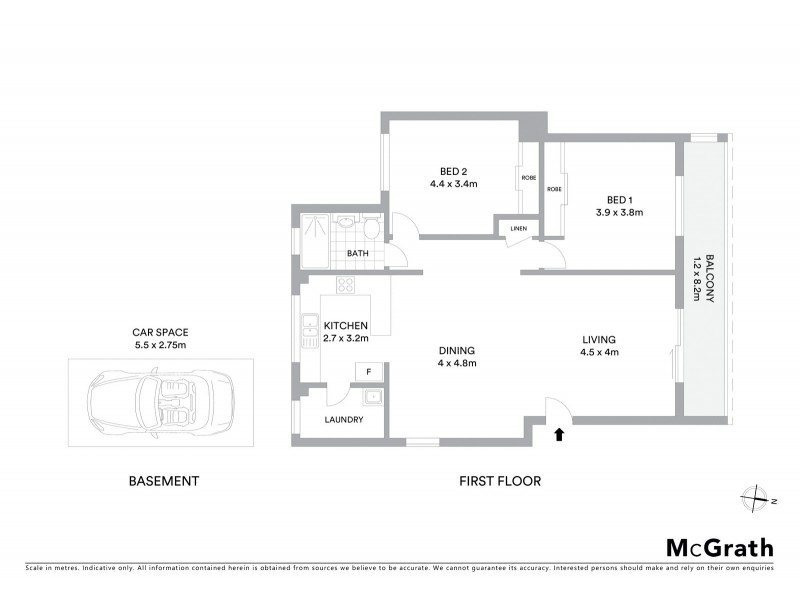 50/68 Davies Road, Padstow NSW 2211 Floorplan