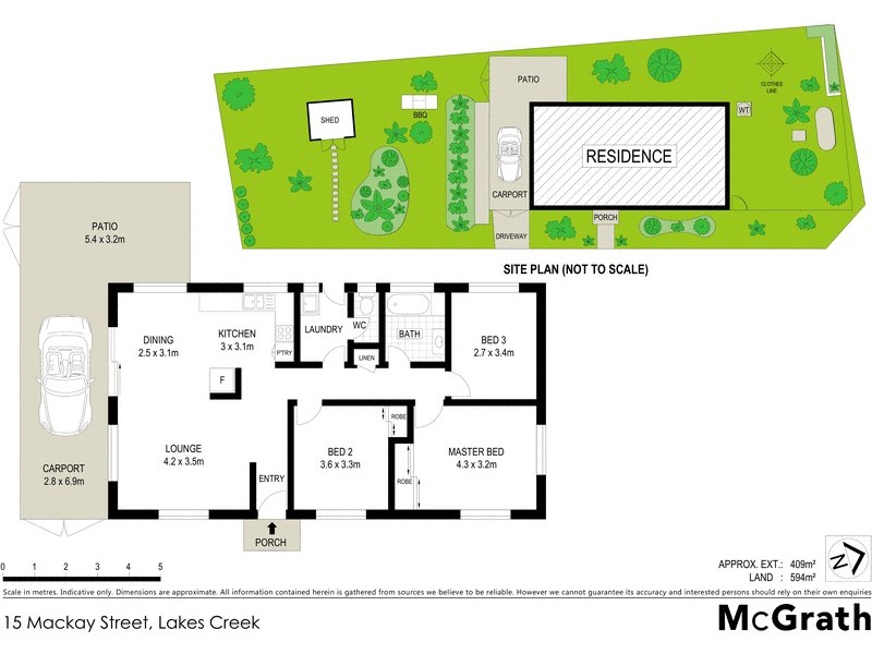 15 Mackay Street, Lakes Creek QLD 4701 Floorplan