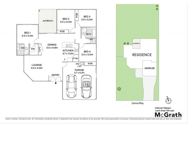 3 Zamia Way, Gracemere QLD 4702 Floorplan
