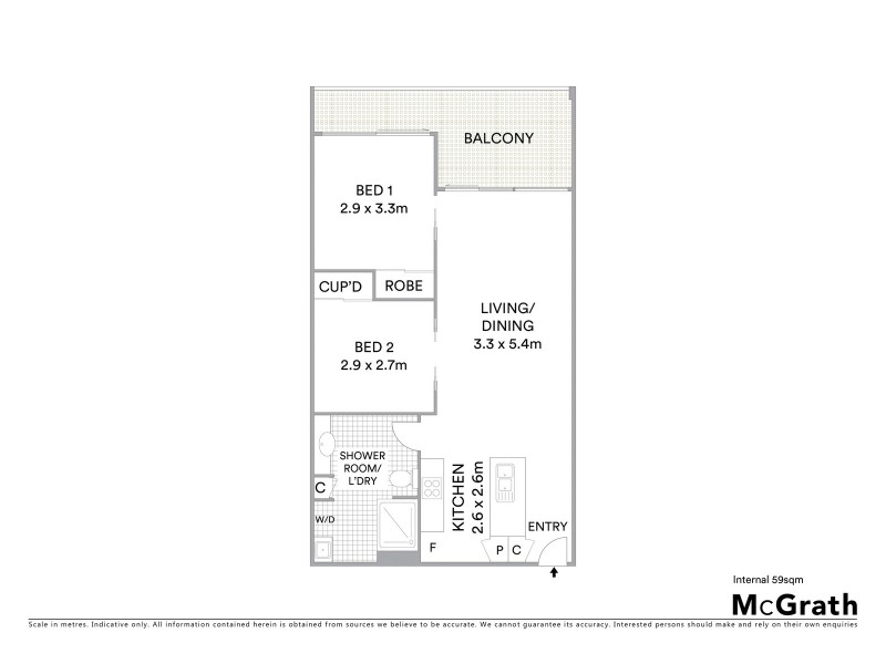 102/2-4 Victoria Parade, Rockhampton City QLD 4700 Floorplan
