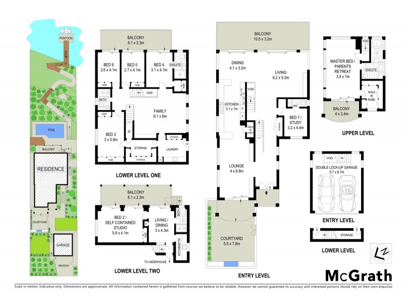 6 Marina Crescent, Gymea Bay NSW 2227 Floorplan