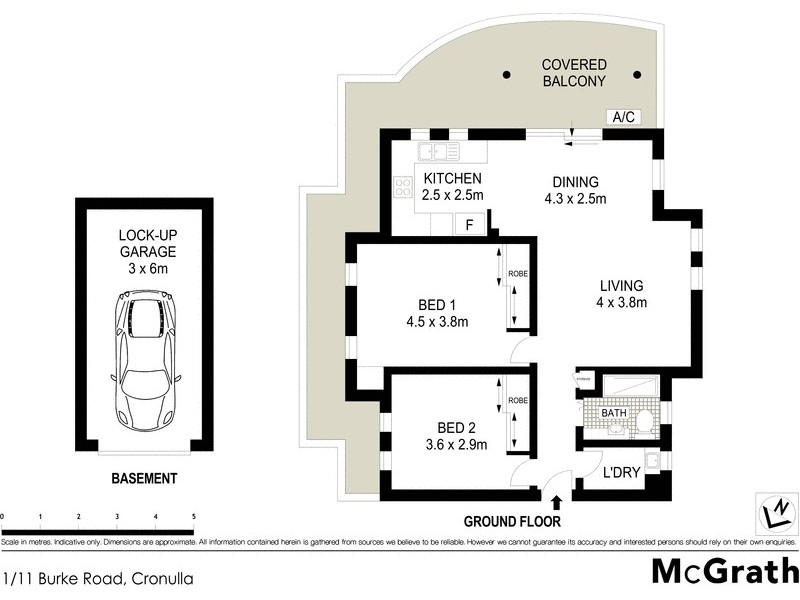1/11 Burke Road, Cronulla NSW 2230 Floorplan