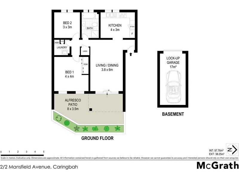 2/2 Mansfield Avenue, Caringbah NSW 2229 Floorplan