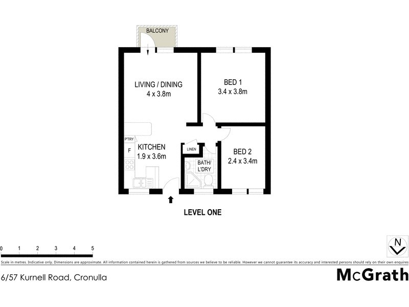 6/57 Kurnell Road, Cronulla NSW 2230 Floorplan