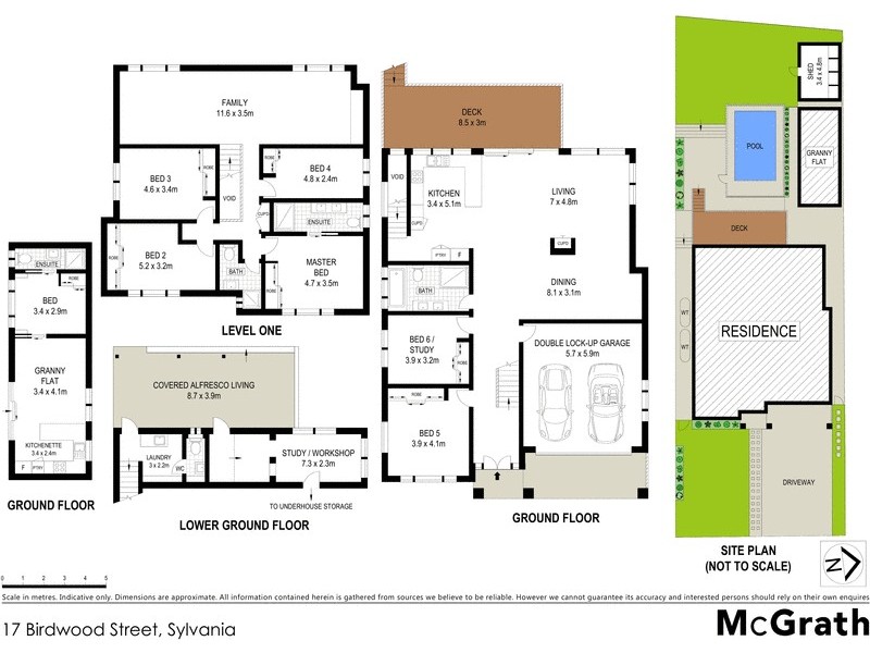 17 Birdwood Street, Sylvania NSW 2224 Floorplan