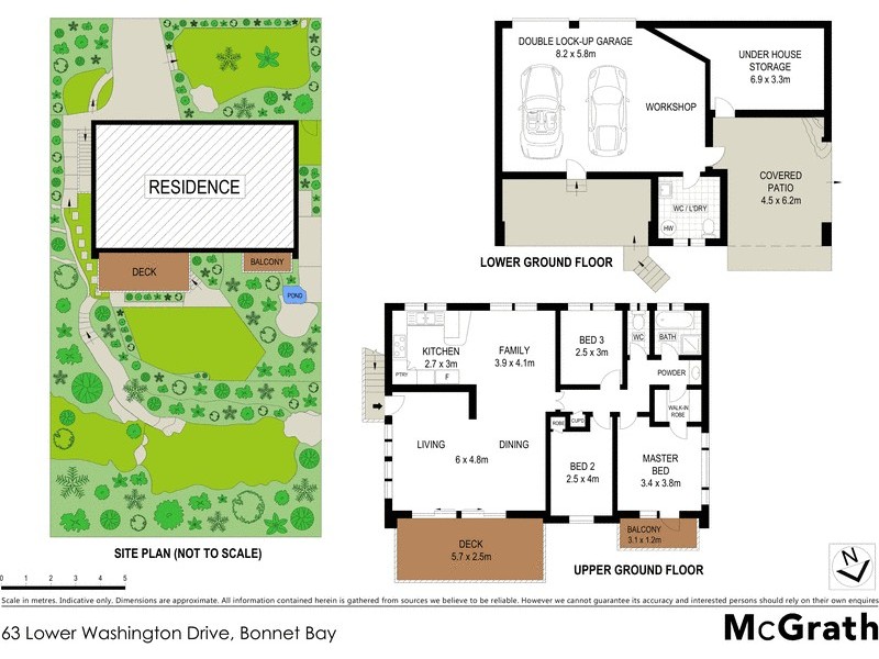 63 Lower Washington Drive, Bonnet Bay NSW 2226 Floorplan