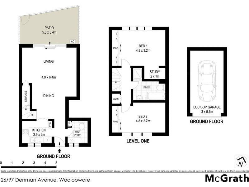 26/97 Denman Avenue, Woolooware NSW 2230 Floorplan