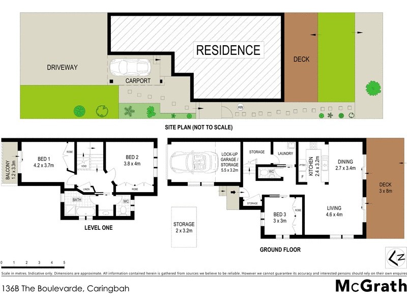 136B The Boulevarde, Caringbah NSW 2229 Floorplan