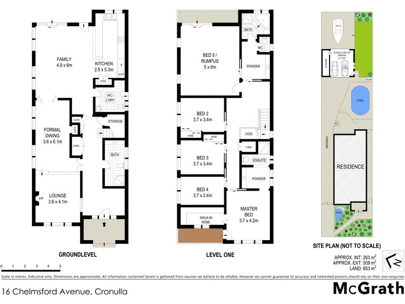 16 Chelmsford Avenue, Cronulla NSW 2230 Floorplan