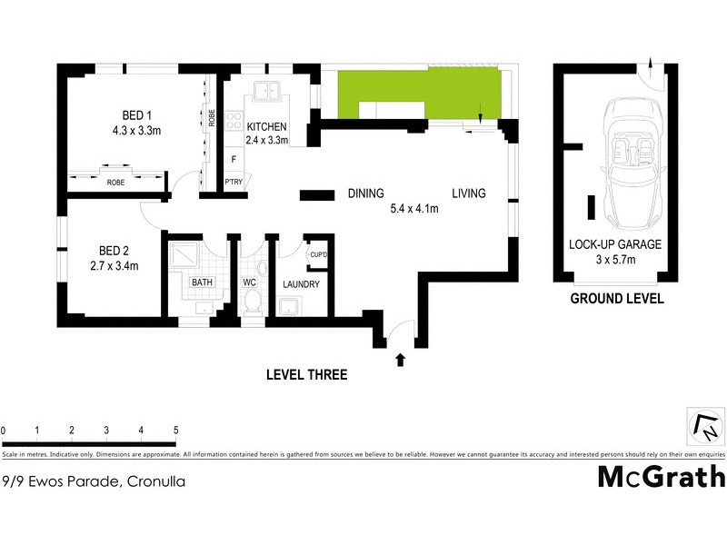9/9 Ewos Parade, Cronulla NSW 2230 Floorplan