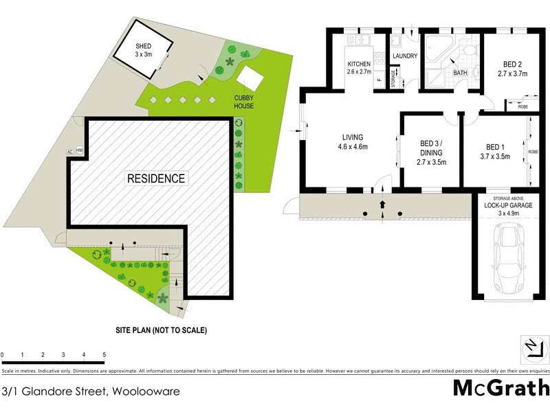3/1 Glandore Street, Woolooware NSW 2230 Floorplan