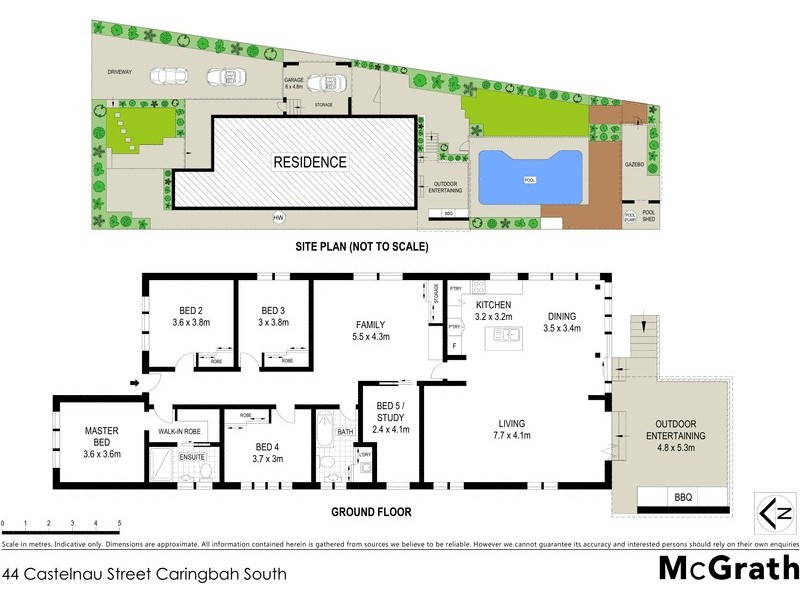 44 Castelnau Street, Caringbah South NSW 2229 Floorplan