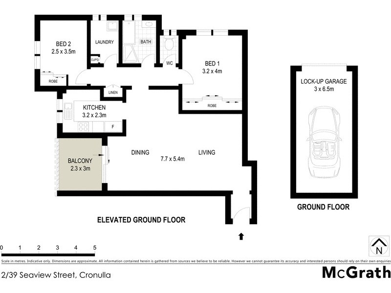 2/39 Seaview Street, Cronulla NSW 2230 Floorplan