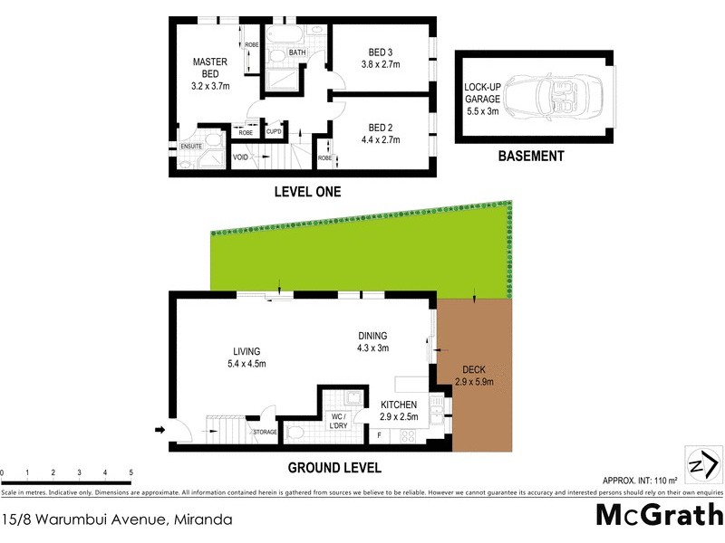 15/8 Warumbui Avenue, Miranda NSW 2228 Floorplan