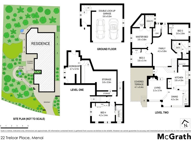 22 Treloar Place, Menai NSW 2234 Floorplan