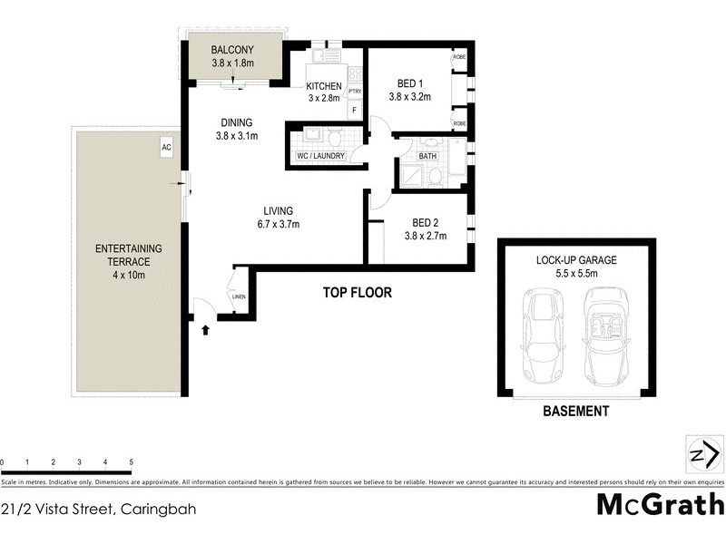 21/2 Vista Street, Caringbah NSW 2229 Floorplan