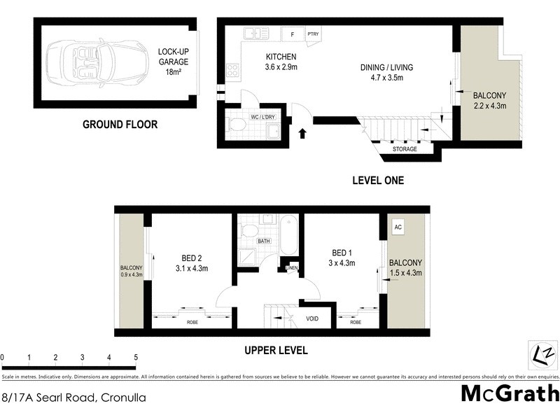 8/17A Searl Road, Cronulla NSW 2230 Floorplan