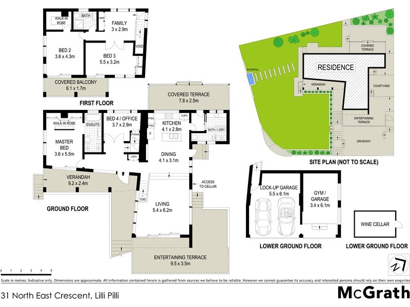 31 North East Crescent, Lilli Pilli NSW 2229 Floorplan