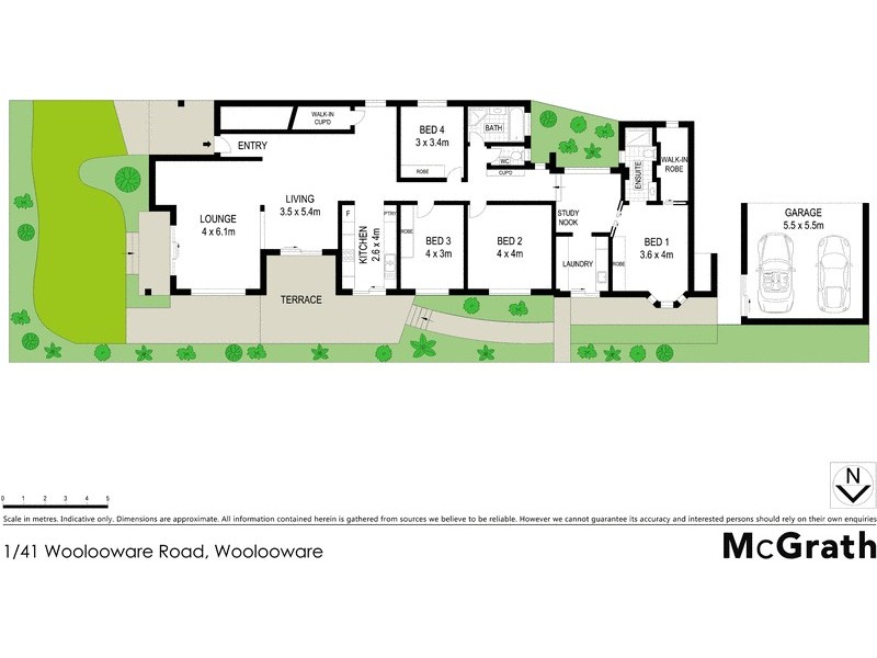 1/41 Woolooware Road, Woolooware NSW 2230 Floorplan