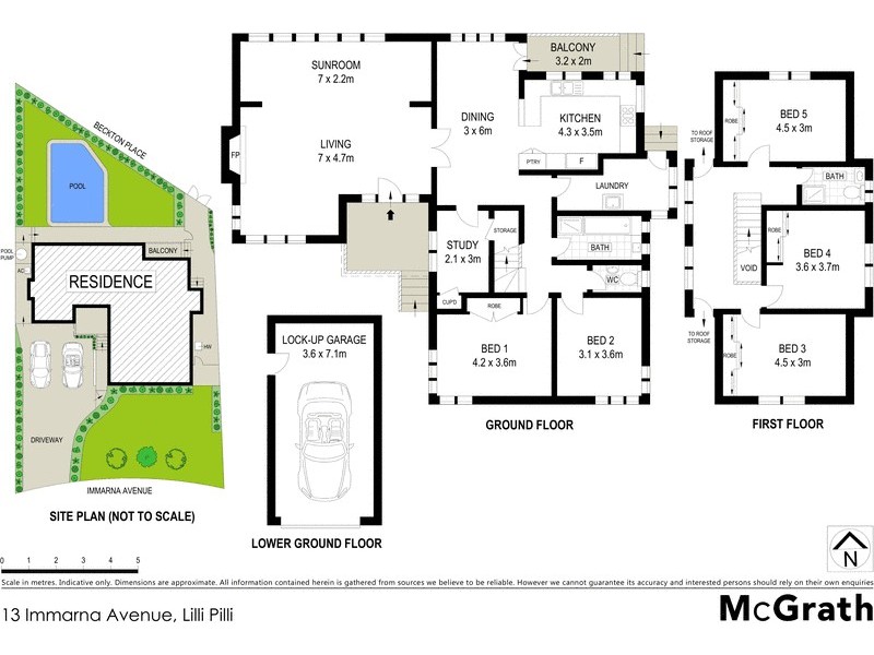 13 Immarna Avenue, Lilli Pilli NSW 2229 Floorplan