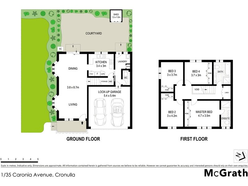 1/35 Caronia Avenue, Woolooware NSW 2230 Floorplan