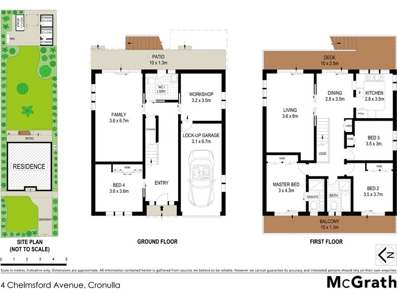 4 Chelmsford Avenue, Cronulla NSW 2230 Floorplan