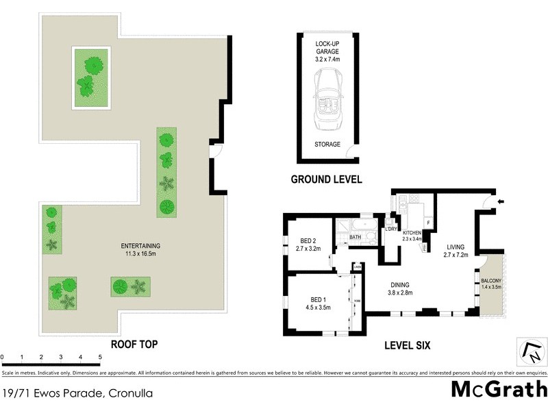 19/71 Ewos Parade, Cronulla NSW 2230 Floorplan