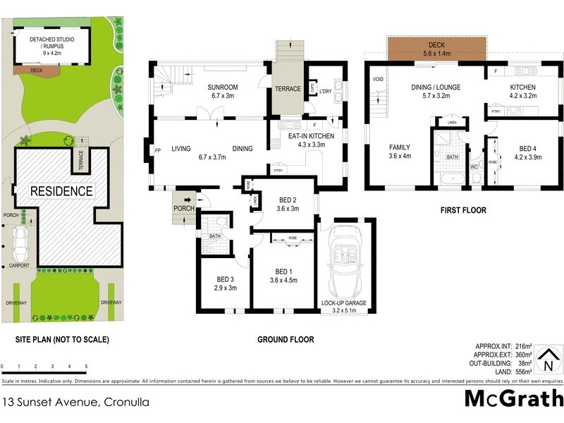 13 Sunset Avenue, Cronulla NSW 2230 Floorplan