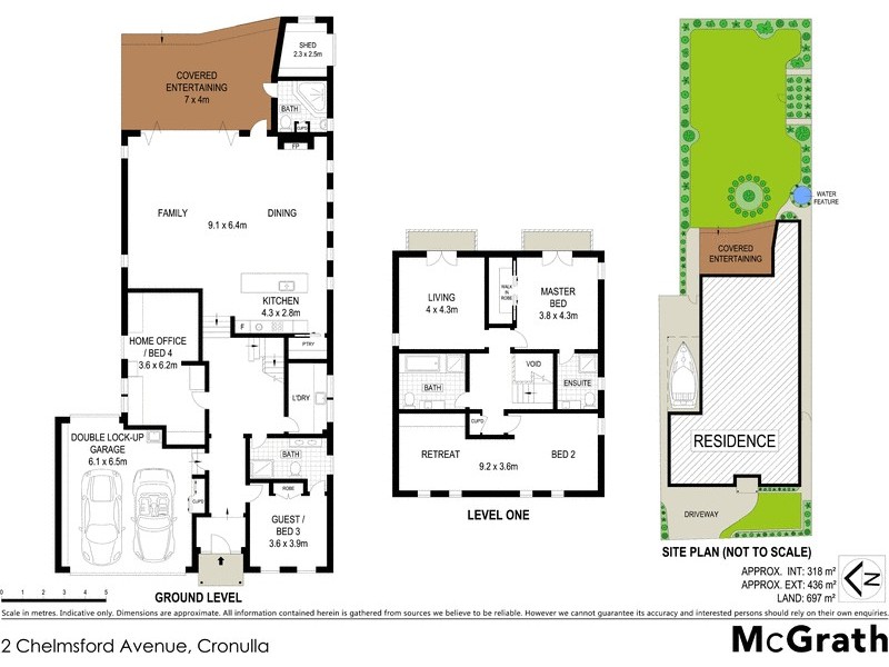 2 Chelmsford Avenue, Cronulla NSW 2230 Floorplan