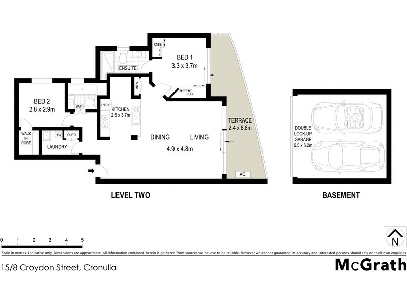 15/8 Croydon Street, Cronulla NSW 2230 Floorplan