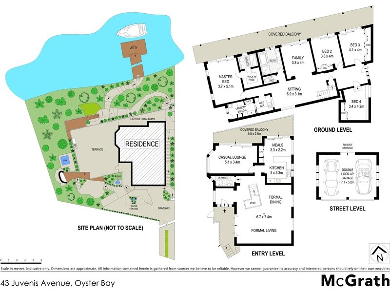43 Juvenis Avenue, Oyster Bay NSW 2225 Floorplan