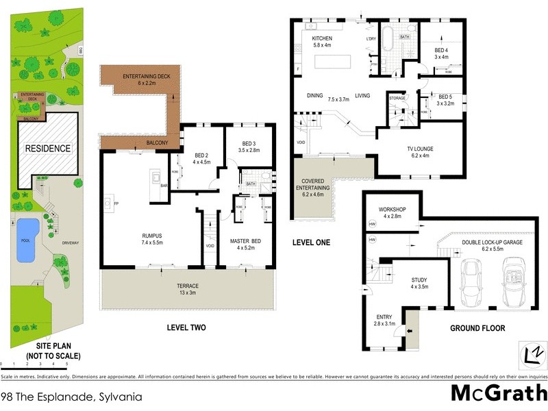 98 The Esplanade, Sylvania NSW 2224 Floorplan