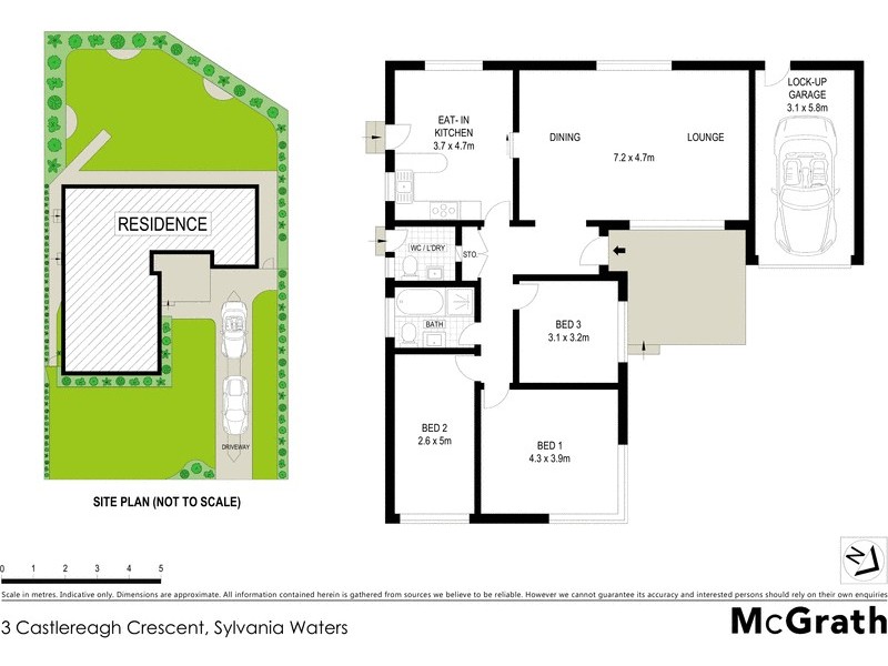 3 Castlereagh Crescent, Sylvania Waters NSW 2224 Floorplan