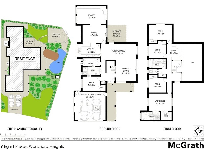 9 Egret Place, Woronora Heights NSW 2233 Floorplan