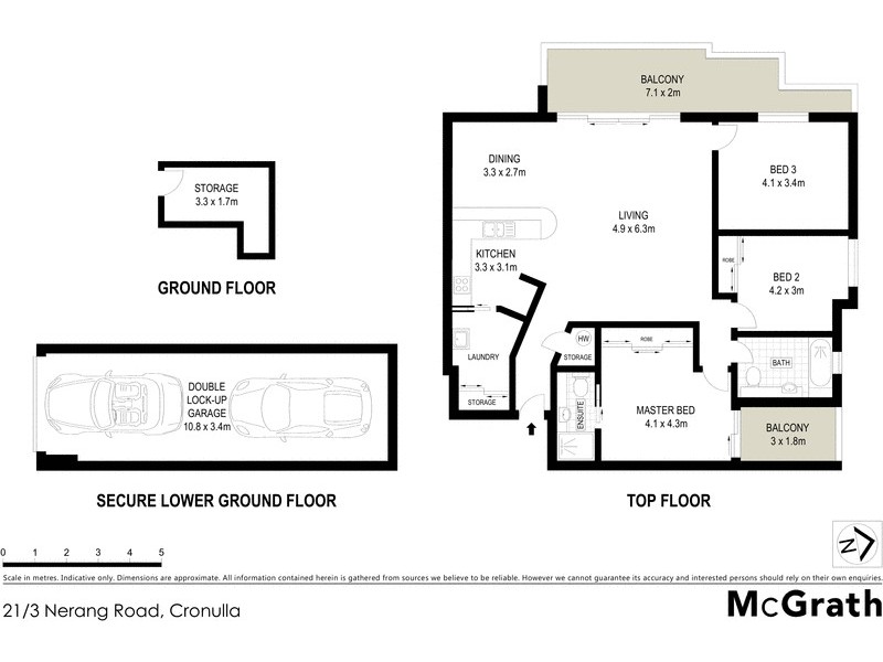 21/3 Nerang Road, Cronulla NSW 2230 Floorplan