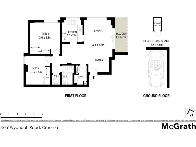 3/39 Wyanbah Road, Cronulla NSW 2230 Floorplan