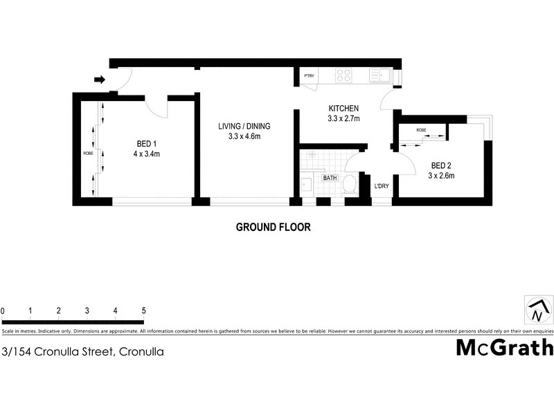3/154 Cronulla Street, Cronulla NSW 2230 Floorplan
