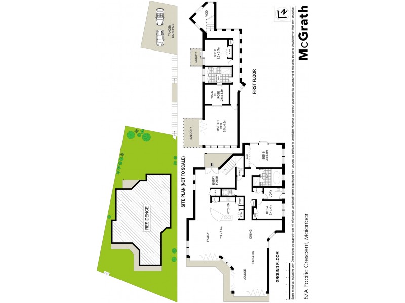 87A Pacific Crescent, Maianbar NSW 2230 Floorplan